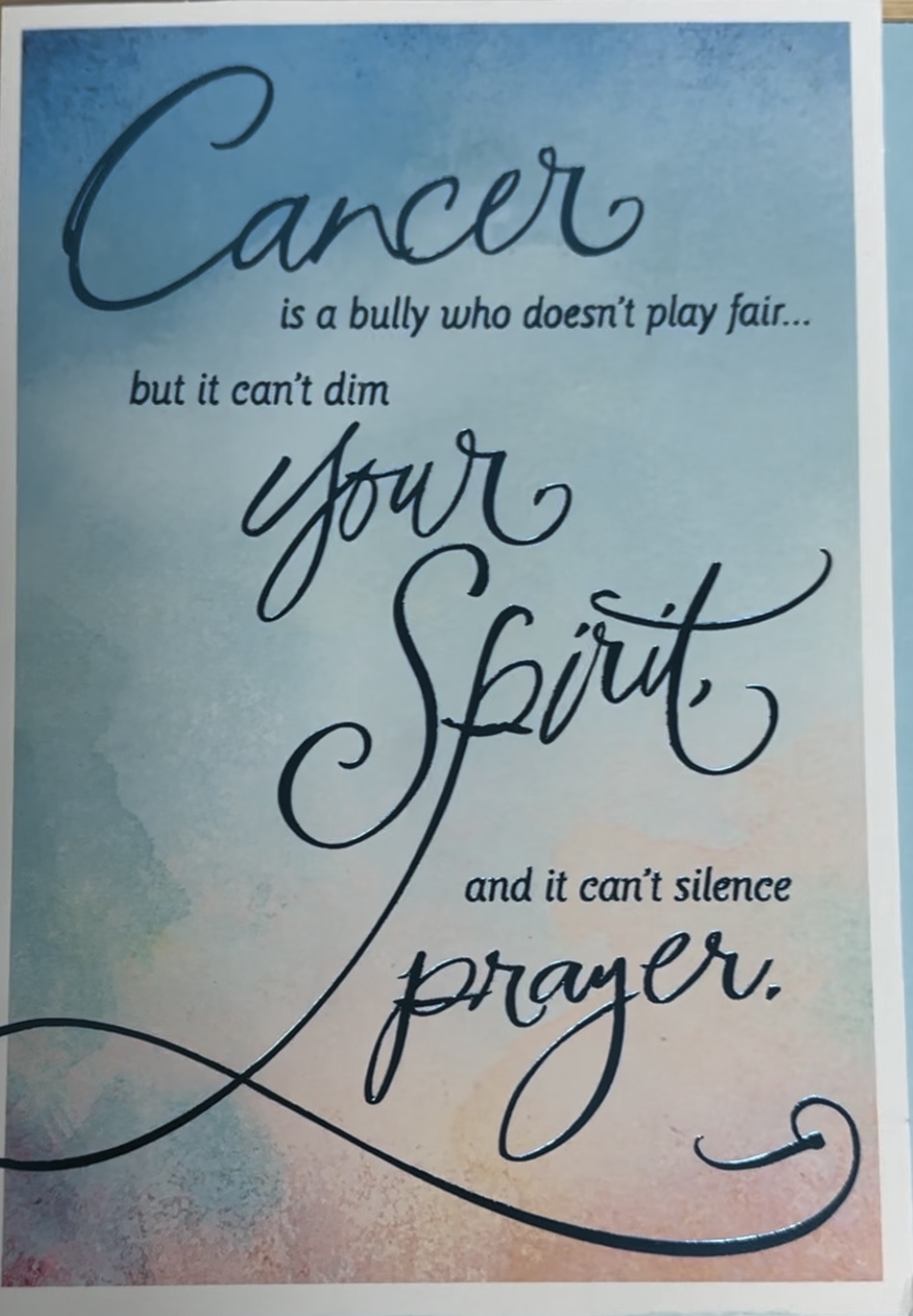 Cancer Is A Bully Card